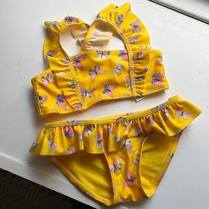 HM ruffled butterfly swim bikini 3/4T